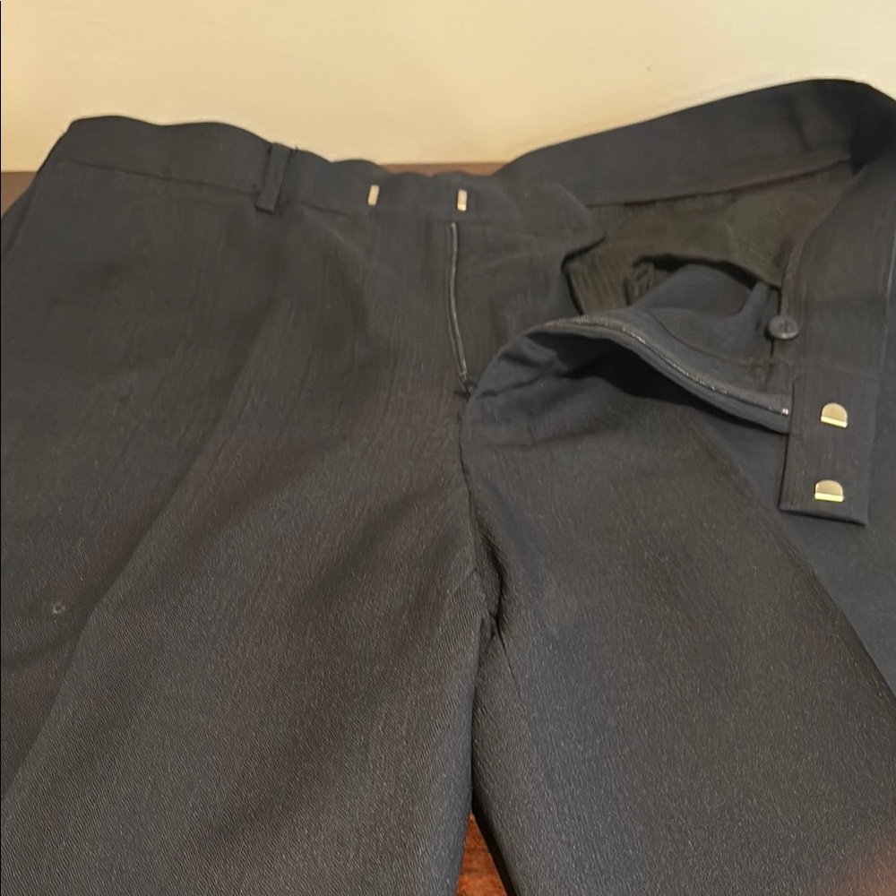 Classic Dark Navy Perry Ellis Portfolio Collection Dress Trousers - 36 x 30